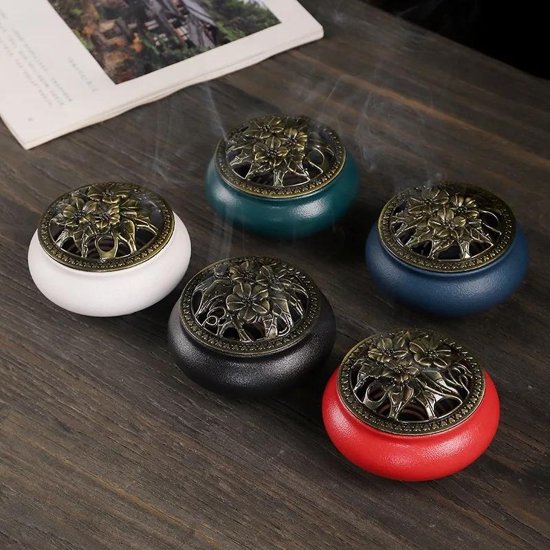 1pcs,Small Aromatherapy Stove,Ceramic Incense Burners,Creative Aroma Burners,Room Desktop Decoration