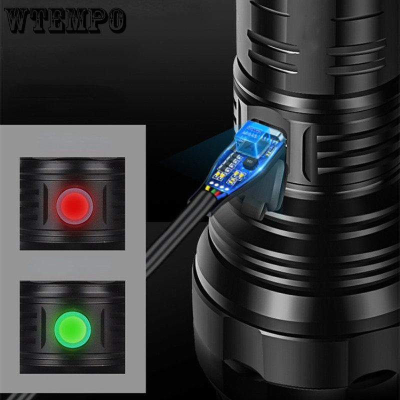 T40 Strong Light Flashlight Aluminum Alloy Long-range Waterproof Rechargeable Flashlight Super Bright Outdoor Searchlight