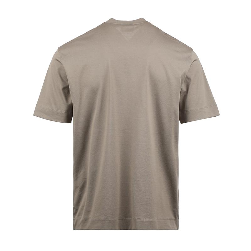 Emporio Armani Ss25 Eagle Pattern Printed Short Sleeve T-Shirt Men Tops Light-Brown EM000943-AF10762-F6085