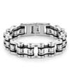 Personalized Titanium Steel Bicycle Chain, Men'S Atmospheric Simple Stainless Steel Bicycle Chain Bracelet, Locomotive Chain Bracelet