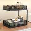 Double-Layer Dining Table Shelf Desktop Organizer Countertop Rack  Kitchen Counter