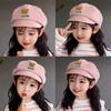 Children's Fashionable Berets, Cute Baseball Caps for Girls Autumn and Winter