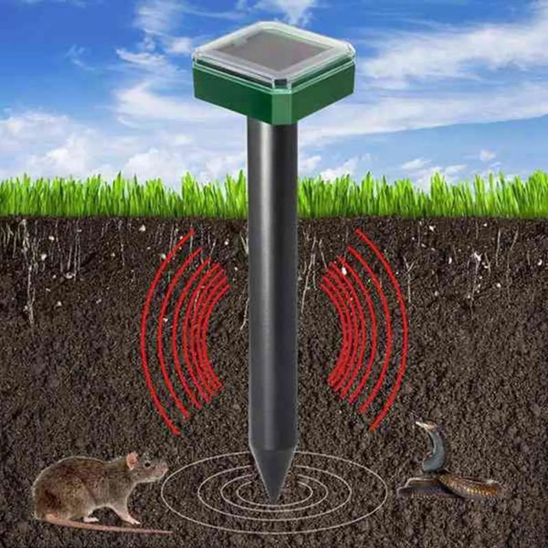 10W Solar Ultraschall Rattenabwehr Eingebauter Summer Outdoor Ultraschall Garten Rasen LED Elektronische Zucht Schlangenabwehr