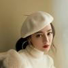 Beret Trendy Womens Hat In Beautiful Peacock Blue And Other Colors For A Classy Vibe Retro