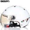 BEON B103 3C Certified Unisex Half Helmet for Motorcycles & Electric Scooters - All-Season Safety Helmet
