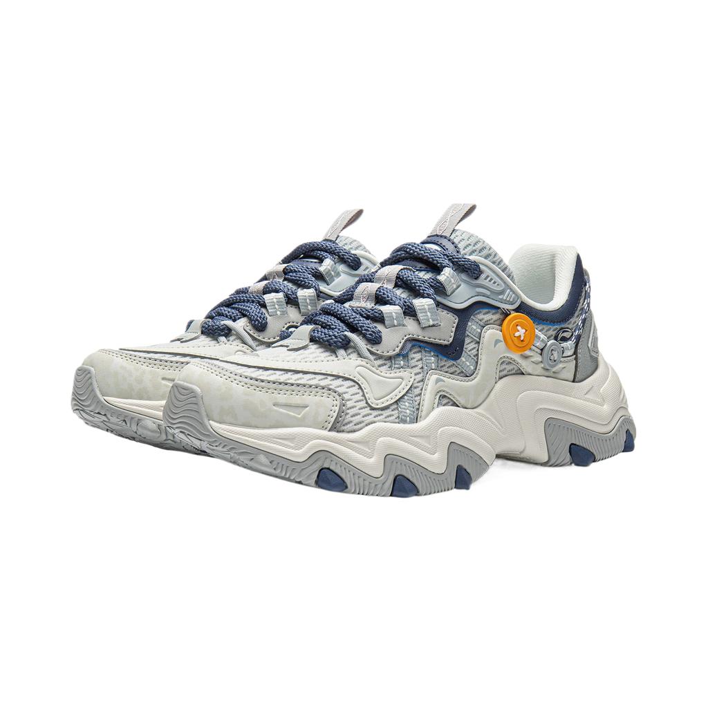 Women's Sneakers Li-Ning Cat Paw Lite 2 Casual Shoes Women's Low-top Light Gray/Elegant Gray