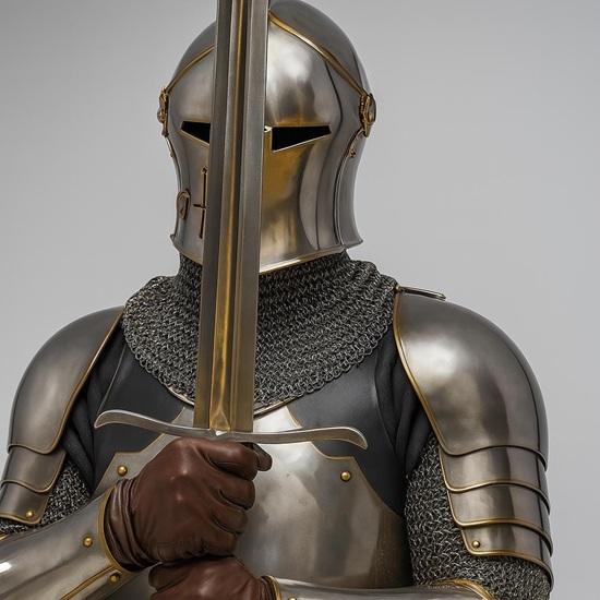 Medieval Barbuta Body Armor Helmet Perfect for Halloween, Fantasy Cosplay, LARP, Renaissance Fair Reenactments Gift