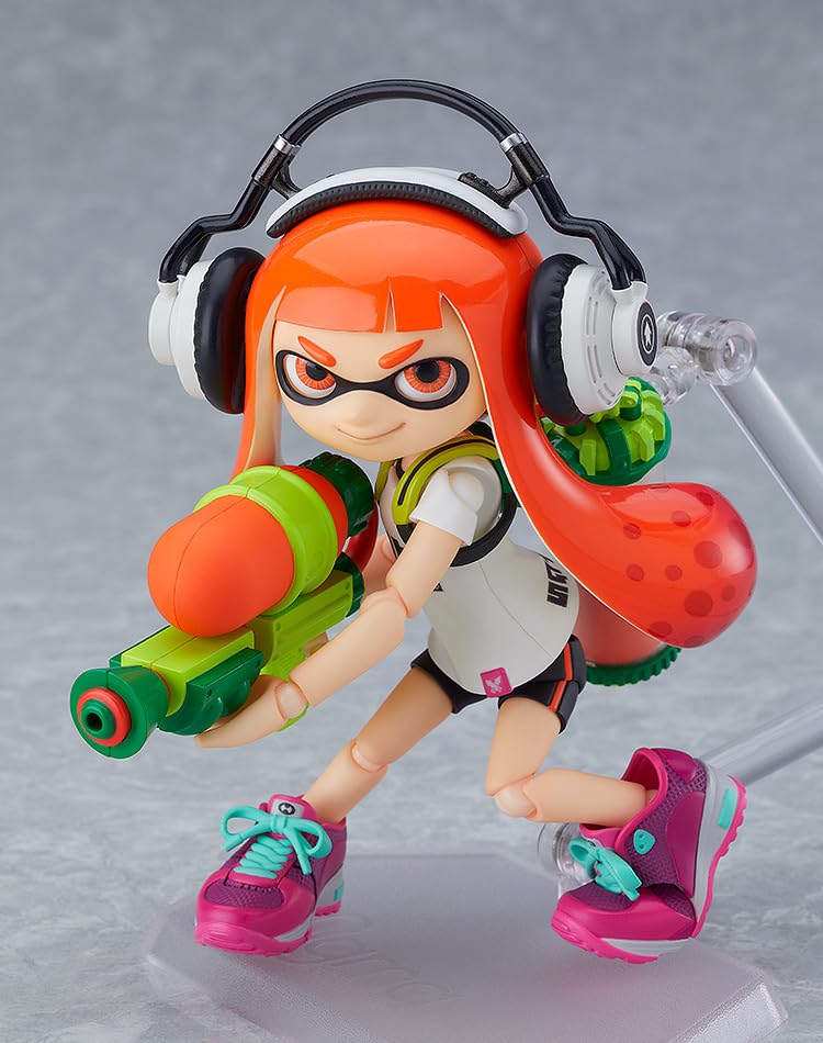 figma 2 Girl DX Edition Plastic Painted Movable Figure Resale Splatoon/Splatoon Non-Scale