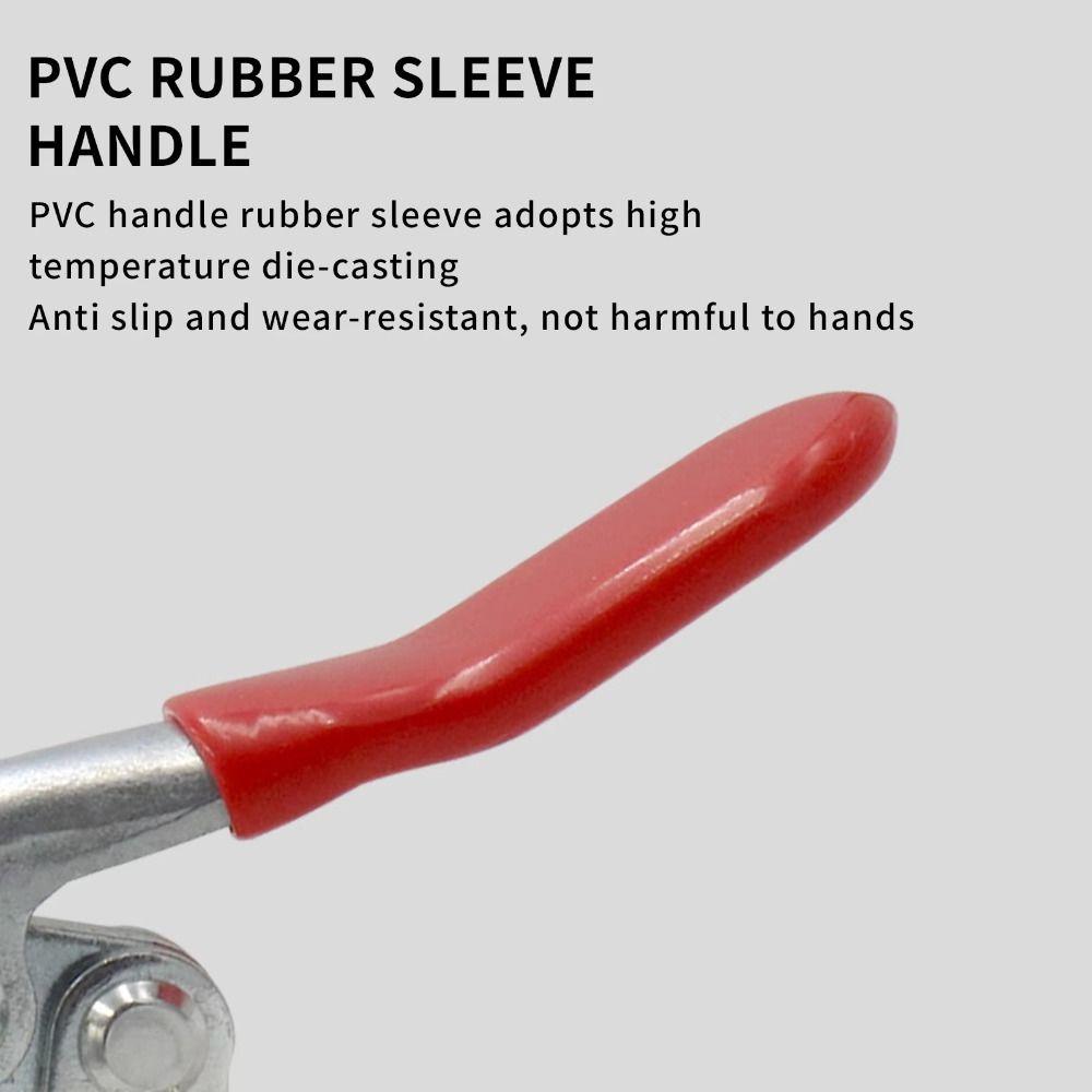 Quick Release Toggle Clamp Antislip Rubber Pressure Tip Heavy Duty Clamp  Hand Tool
