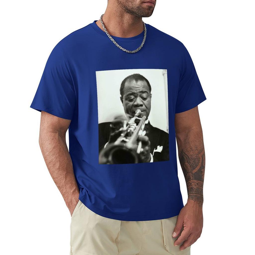 Remembering Louis T-Shirt Summer Top Plain T Shirts for Men Cotton