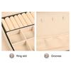 High-Capacity  Pu Leather Jewellery Storage Boxes Portable Travel Jewelry Box Necklace Earrings Ring Jewelry Organize