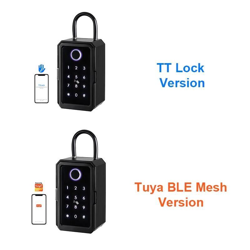Portable Smart Fingerprint Digital Key Box TT Lock Security Password Boxes Inteligente Electronic Lock Boxes