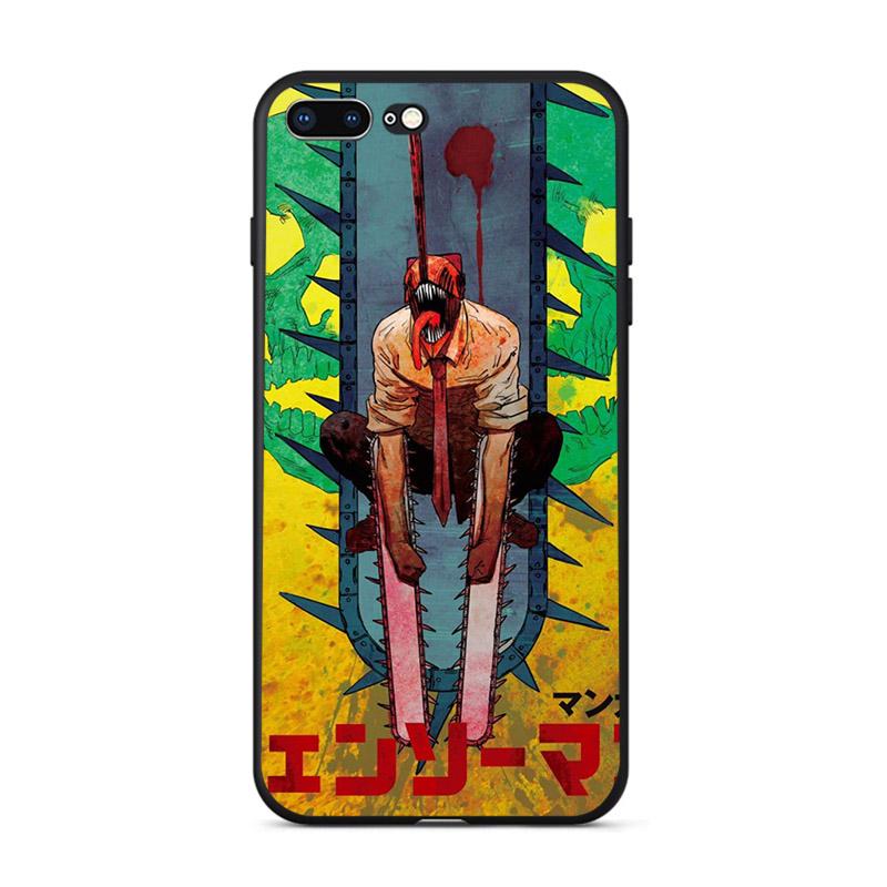 

Аніме Chainsaw Man Phone Case для Iphone 14 11 Pro Max Mobile Shell 12 13 Mini Xs X 10 Xr SE 2020 8 6s 7 Plus Hard Cartoon Cover iPhone 14promax