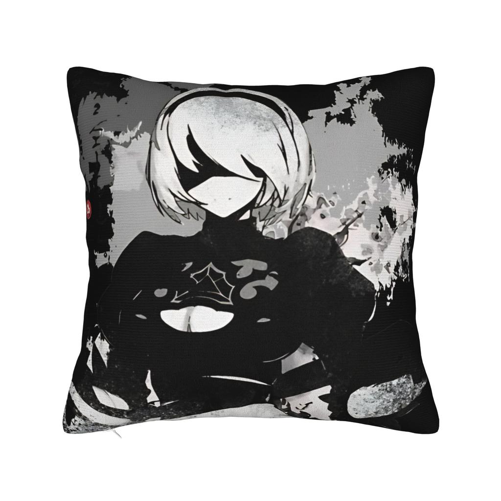 Nier Automatas Pillow Cover Fashion Pillow Case For Living Room Chair Custom Pillowcases Gift