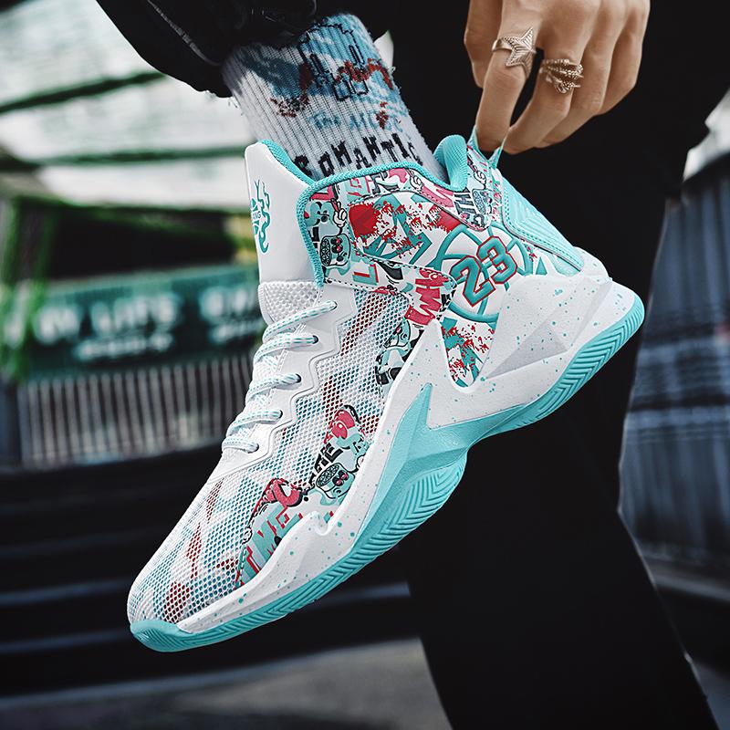 Basketball Shoes Professional Men Athletic Cushioned Training Sports Shoes High-Quality Sneaker Unisex Wearable Basketball Boots