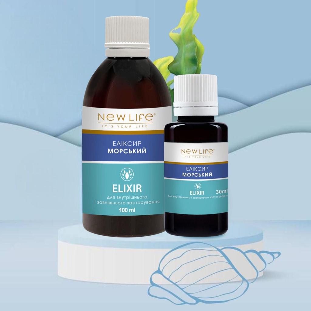 Elixir Sea Laminaria, Spirulina, Chlorella Kosttilskudd New Life