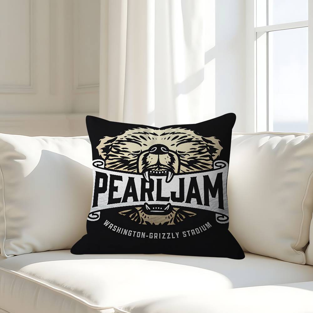 Banda Pearl Jam Rock Pillow Anime Pillow Sofa Bed Head Pillow Cover Cushion Cover 45x45 Cm Fashion
