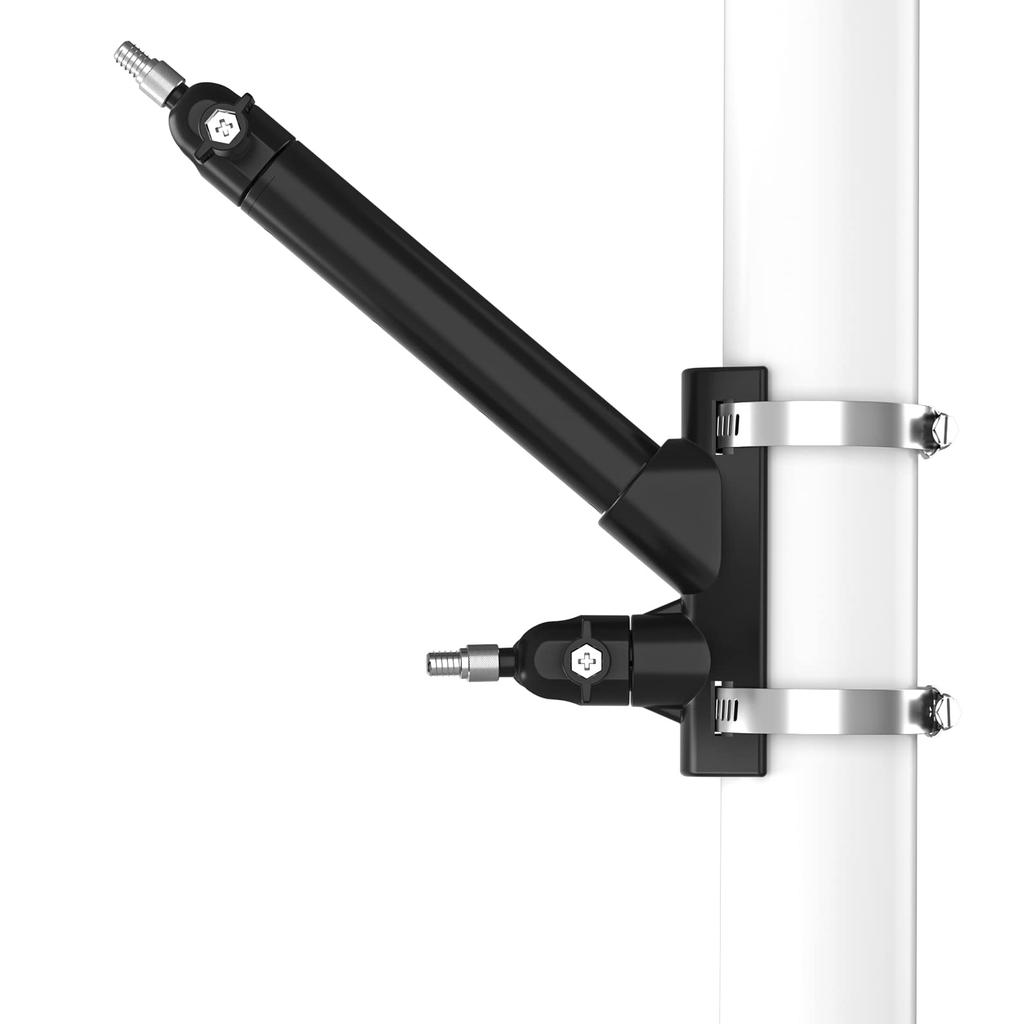 HOLACA Mastmontagehalterung für Ring Stick Up Cam Cam Solarpanel und Außenmontagezubehör 2-in-1 Cam/Spotlight Pro/Plus/Outdoor Plus,