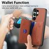 Cowboy-Muster Reißverschluss Magnetkartenfach Geldbörse Leder Handyhülle Für Samsung S25 Ultra S24 Plus S23 A17 A07 Tasche Ständer Hülle