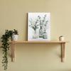 QICLM Sage Green Eucalyptus Framed Wall Art Poster, Farmhouse Bathroom Wall Decor, Sage Green Eucalyptus Plant Wall Prints for Home Bathroom Living