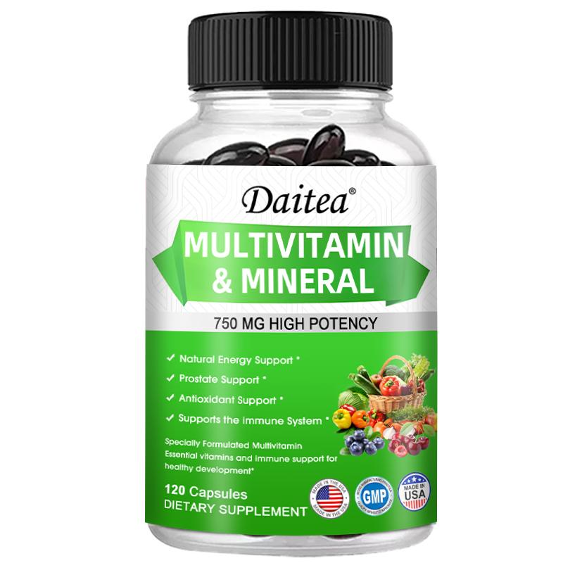 Multivitamin Mineral Dietary Supplement, With Vitamins, Biotin, 120 Softgels Per Bottle 120 Capsules