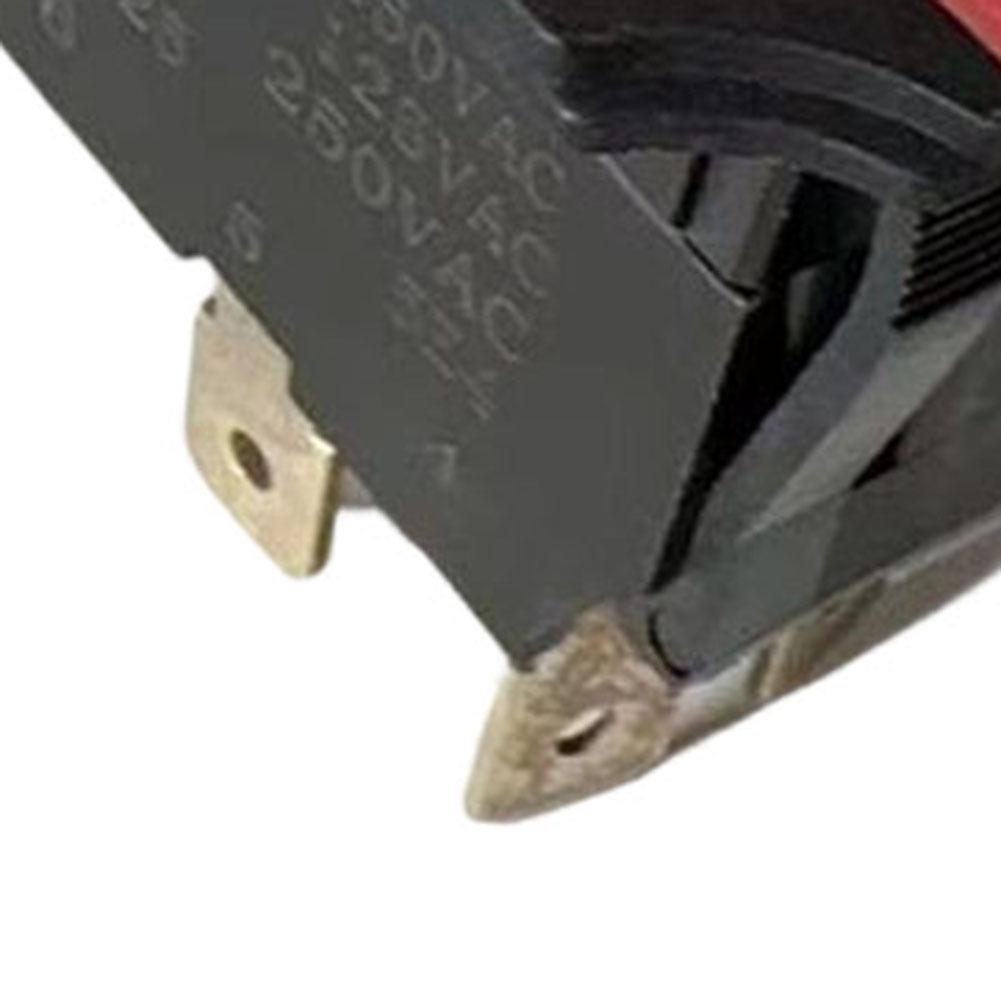 Electromagnetic Push Button Switch for Woodworking Machinery Compatible with For Power Tools Rated 125V 250V AC 20A 12A