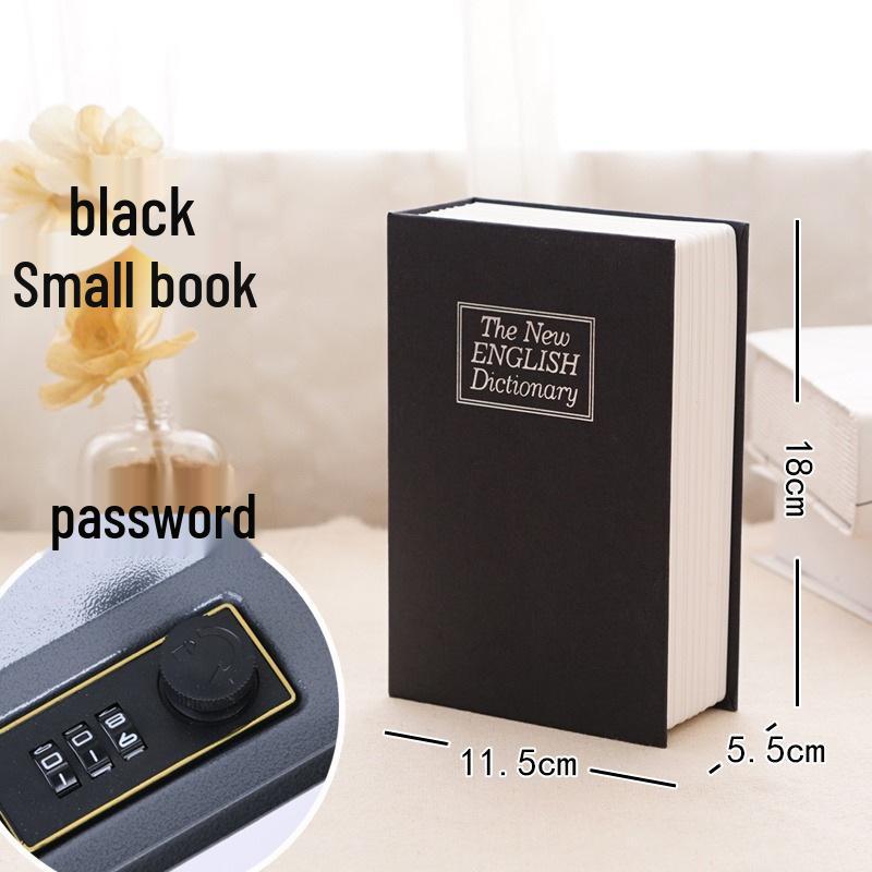 Large Combination Lock Book Safe Piggy Bank for Kids – Cute Birthday Gift for Paper Money and Coins