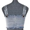 European & American Denim Bikini Sexy Split Swimsuit Set 2024