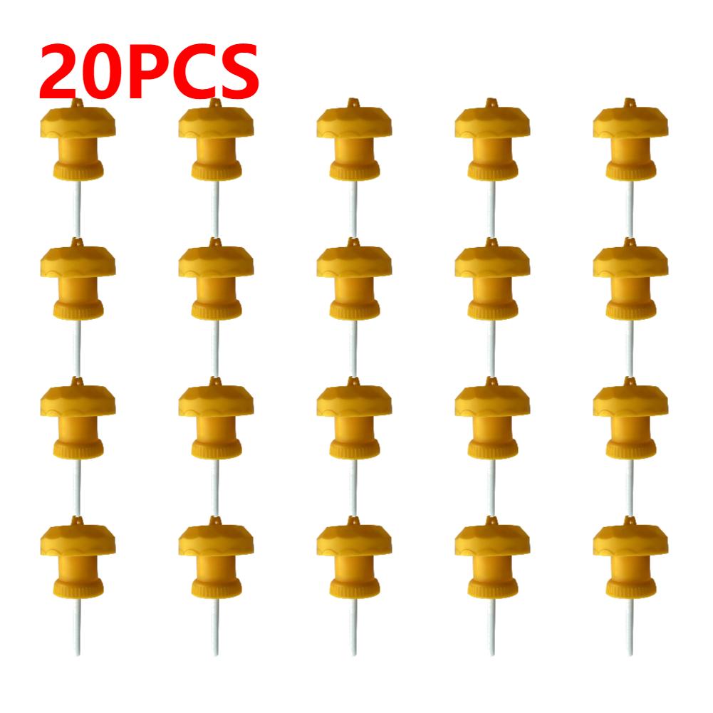 Fruit Fly Trap Killer Yellow Plastic Drosophila Trap Anti Fly Bee Pest Killer Catcher Farm Orchard Insect Trap Pest Control Tool