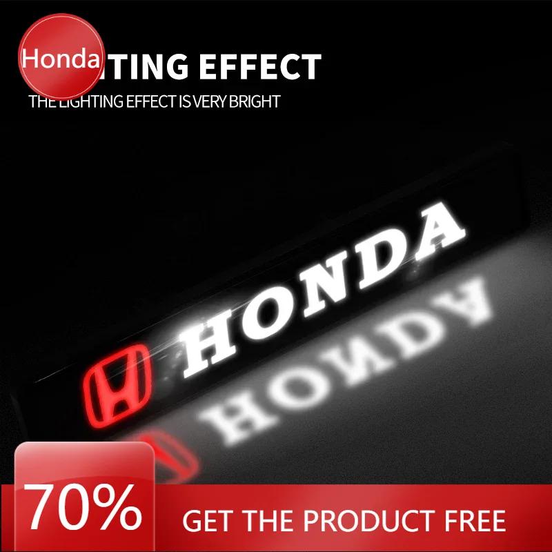 Dla Samochodu Honda Przednia Maskownica Grill Emblemat Światło LED Grill Dekoracyjne Światła Dla Honda Mugen Power Civic Accords CRV Hrv Jazz CBR VT