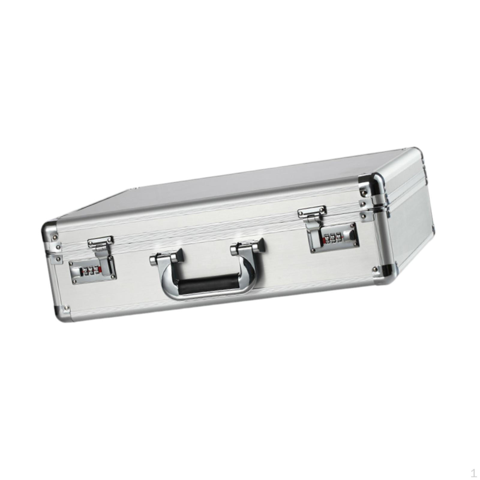 

Портативный ящик для хранения с кодовым замком, противоударный, многоцелевой ящик для инструментов 48cmx35cmx15cm