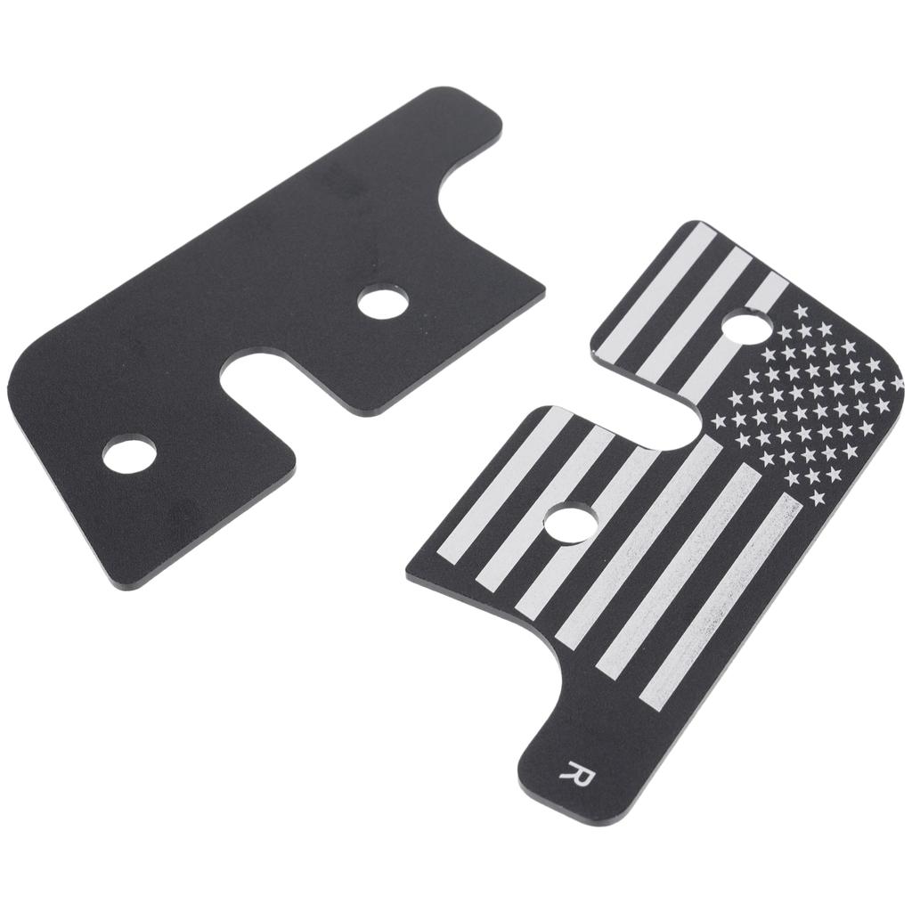 Sun Visor Repair Kit, Aluminum Sun Visor Clips Car Accessories Replacement for Jeep Wrangler JK JL Gladiator 2018 To