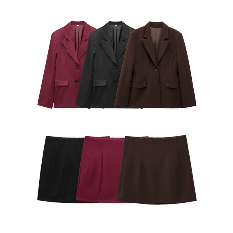 Kaslead New Arrival Women's Clothing Fashion Style Fashion Waist-Tight Suit Outwear Casual Pants Skirt Three-Piece Suit