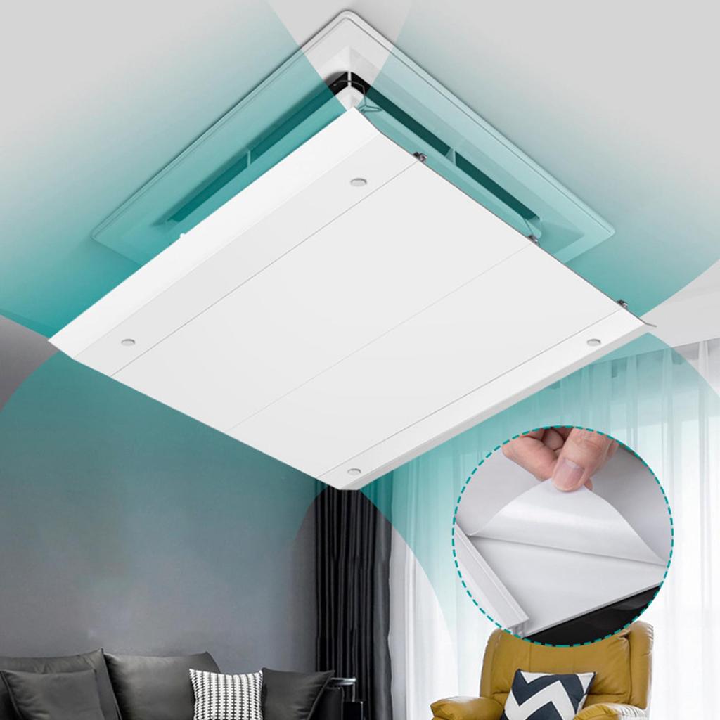 Adjustable Air Conditioning Deflector, Universal with Angle And System