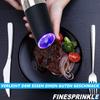 FINESPRINKLE Electric Salt & Pepper Mill Spice Mill Salt Pepper Shaker