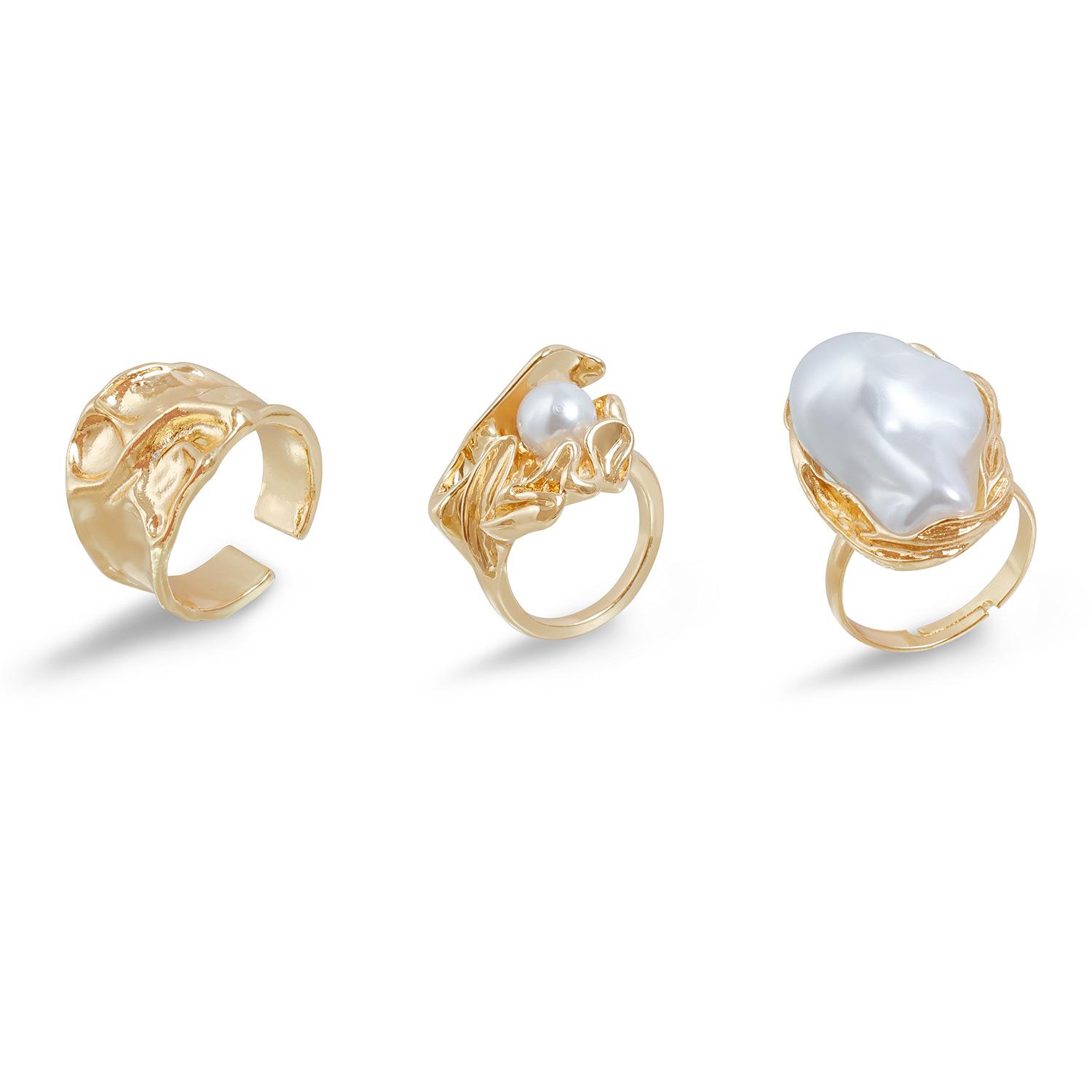 Set with pearl gemstone adjustable ring ins personalized opening live ring ring
