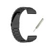 For Fitbit Versa 4/Versa 3/Sense 2/Sense Stylish 3 Beads Design Stainless Steel Wrist Band Replacement Smartwatch Strap