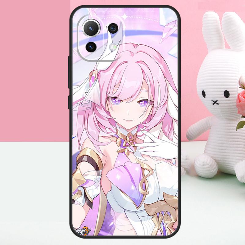 

Elysia Honkai impact Funda For POCO F5 X3 X4 X5 Pro M4 F4 GT C40 F3 Case For Xiaomi 13 Lite 12 11T 12T Pro 12X POCO F3