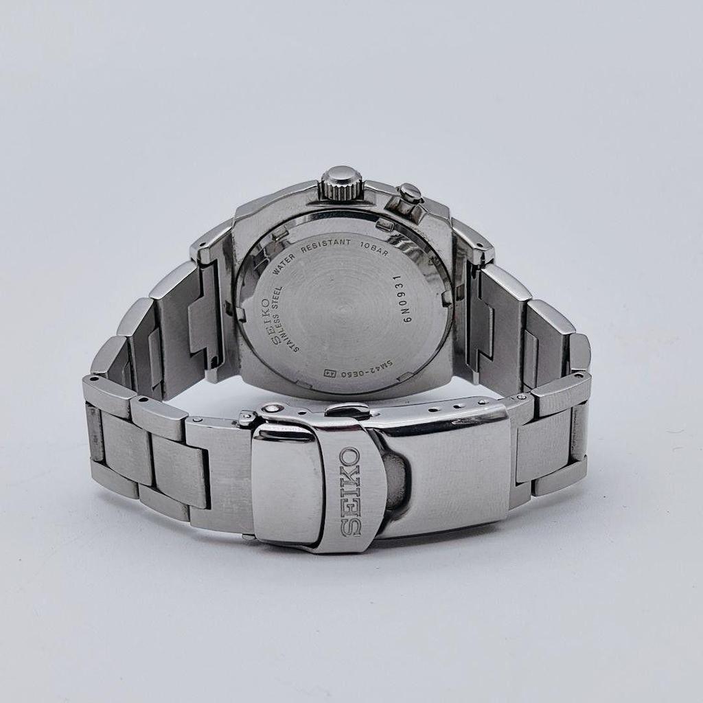 Used In Operation/with Translation SEIKO SUS AGS 5M42-0E50 Men's Watch Seiko SUS