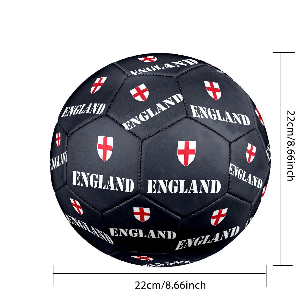 England National Football Team Theme Soccer Ball Size 5 Soccer Ball Soft Touch Professional Training Football for Outdoor Sports