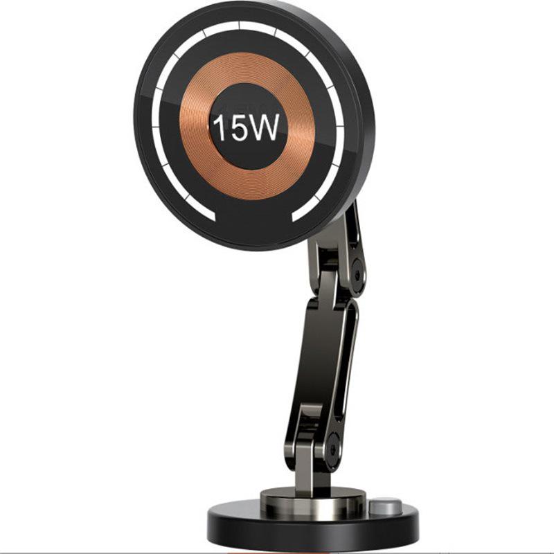 Magnetic Car Phone Holder for Tesla Screen - 360° Rotation, MagSafe, Wireless Charging
