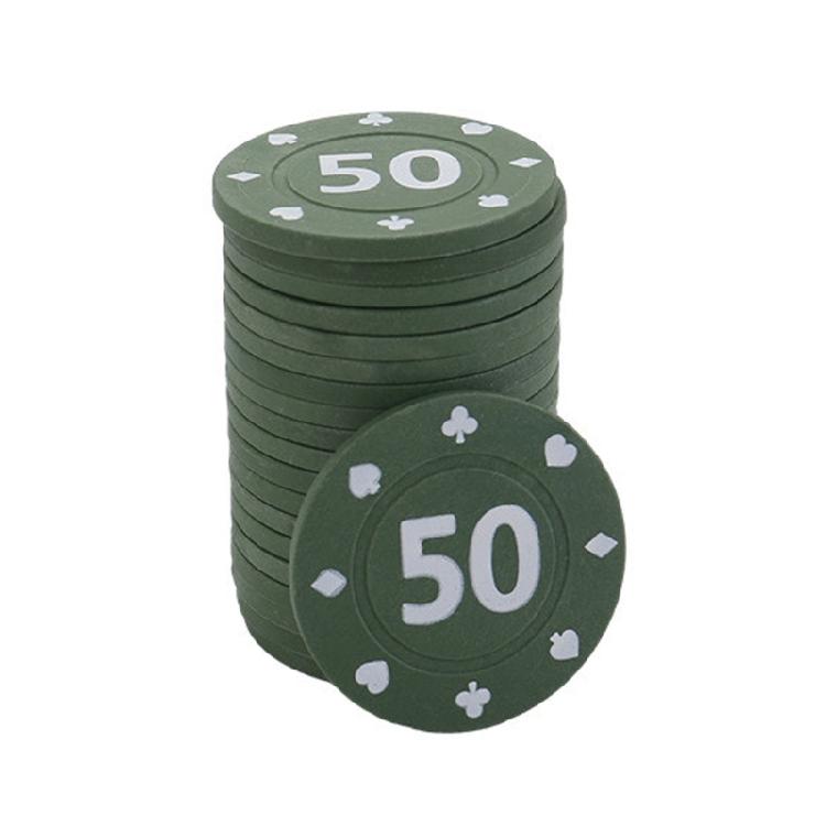 100Pcs Game Recreations Money Professional Casinos Poker Chip Entertainment Coin