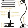 LED Desk Lamp with Clamp 3 Color Modes 10 Brightness Dimmer Light Flexible Gooseneck Clip Desk Light For Office Reading Lights