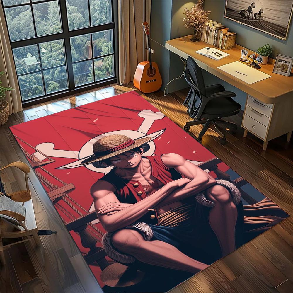 Anti-Slip One Piece Floor Mat Carpet Washable Large Area Rug for Gamer Room Bedroom Home Decor