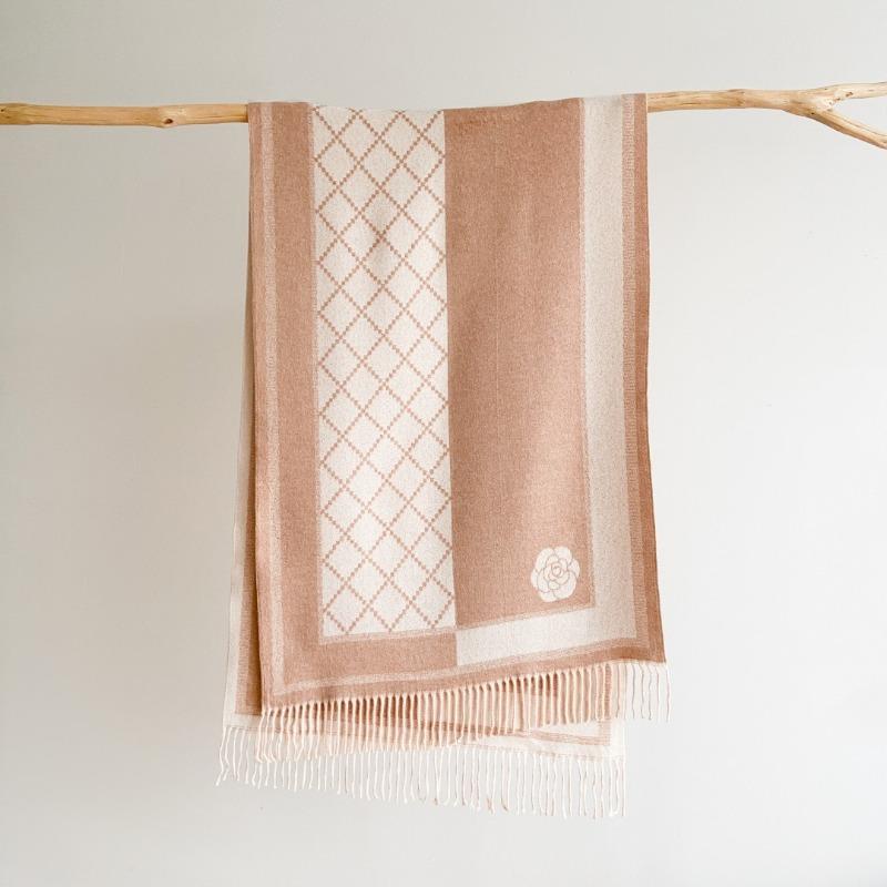 Autumn and Winter Letter Scarf Double-sided Classic Fashion Imitation Cashmere Shawl Versatile Scarf Light Luxury New