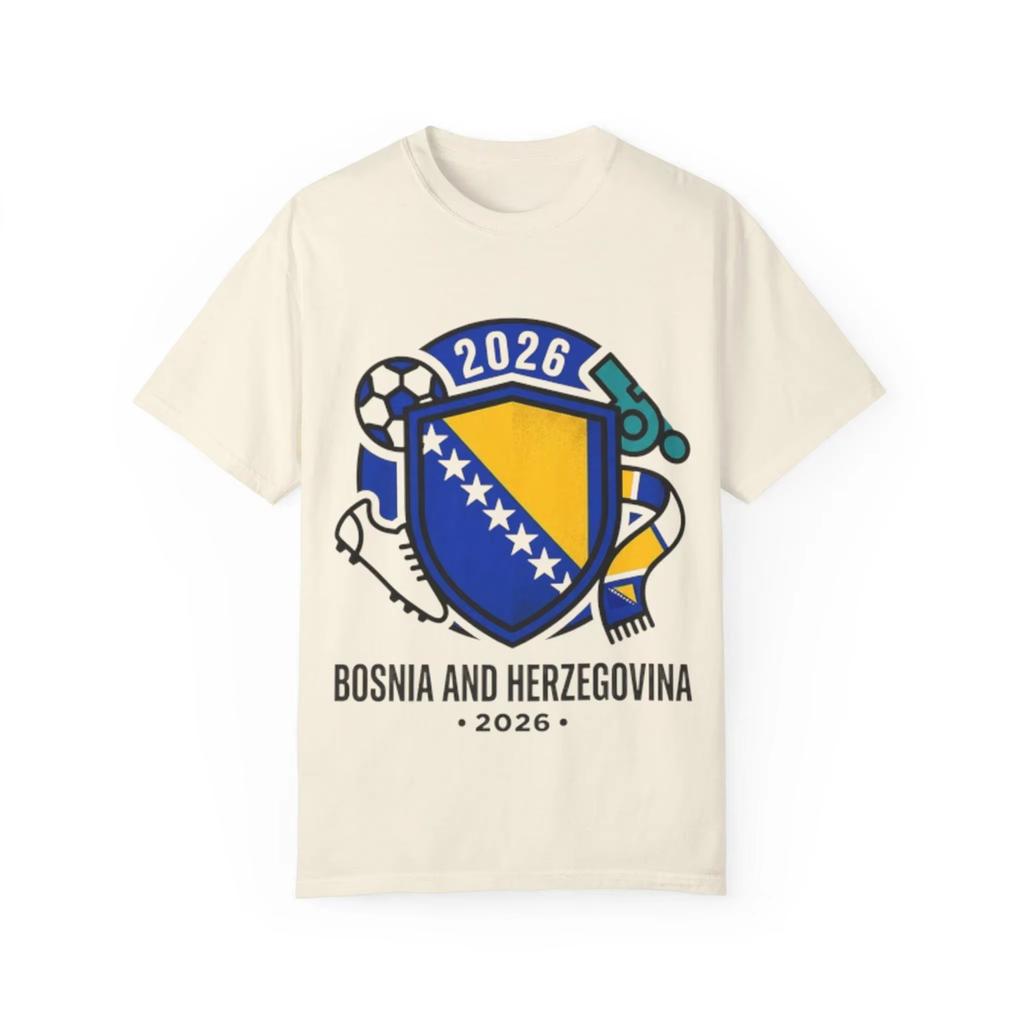 2026 New Bosnia and Herzegovina Graphic‑Print Unisex High‑Quality Crew‑Neck Short‑Sleeve T‑Shirt, Hot‑Selling Casual Summer Top T-shirt