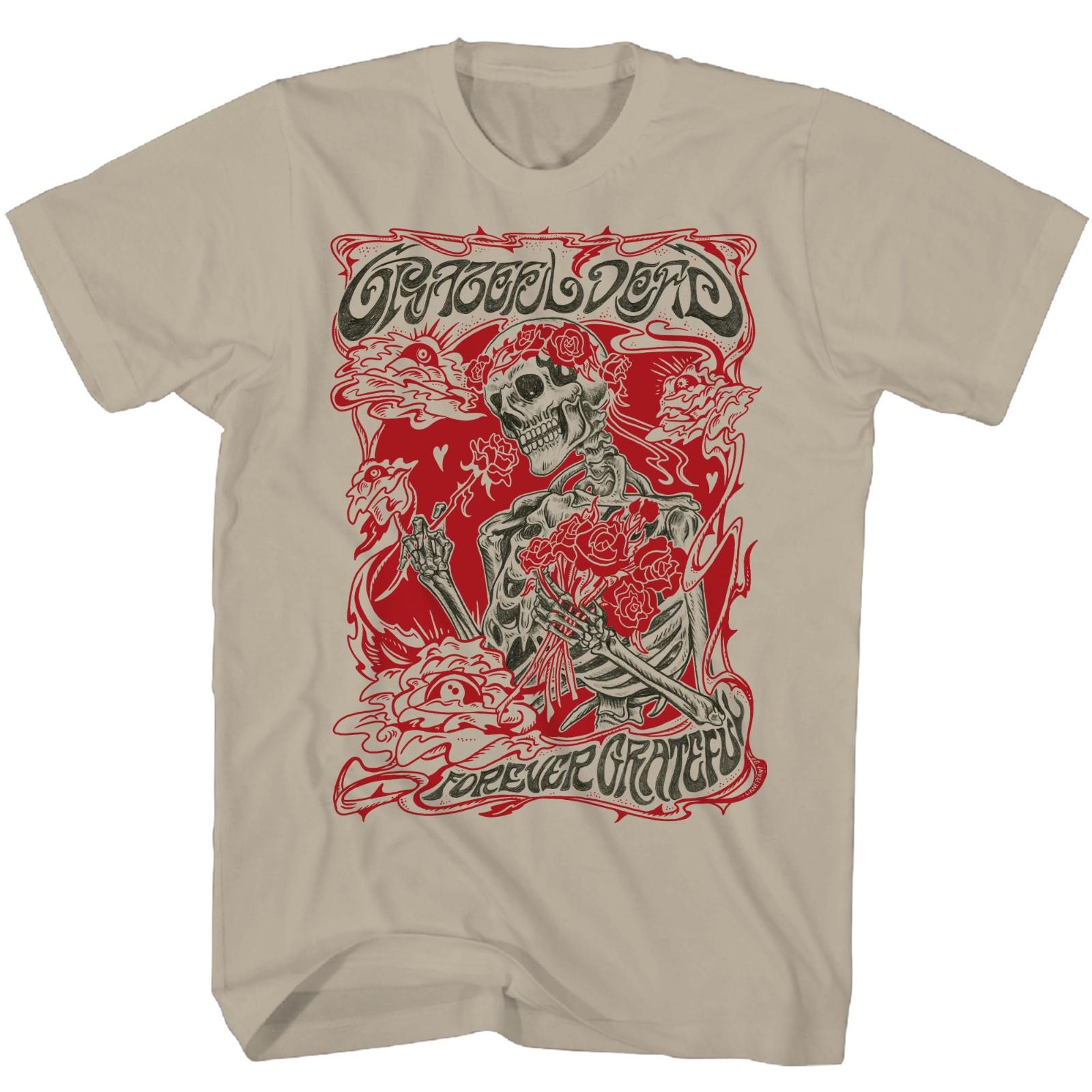 

26 Grateful Dead Bertha Forever T Shirt Mens Licensed Rock N Roll Music Band Sand Unisex T-Shirt M