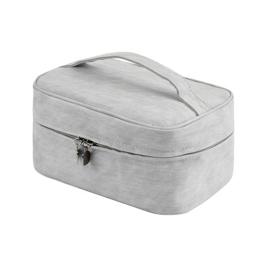 Kozmetická taštička s úložným priestorom na štetec na make-up Veľkokapacitný vodotesný cestovný organizér na toaletné potreby z umelej kože