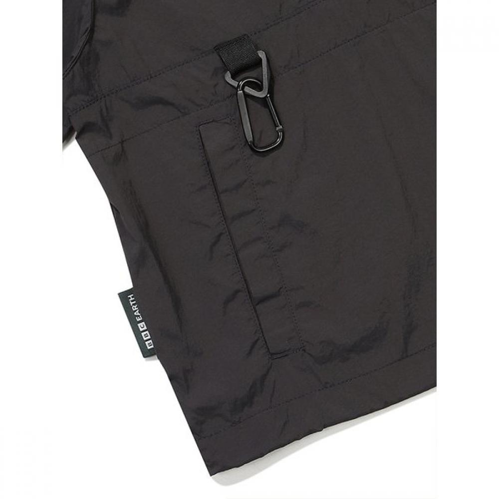 Bbc Earth Utility Pocket Short Sleeve Anorak  Charcoal 