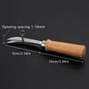2Pcs Adjustable Leather Edge Stitching Groover Leather Craft Groove Gouge DIY Tool Leather Crimper Slotting and Grooving